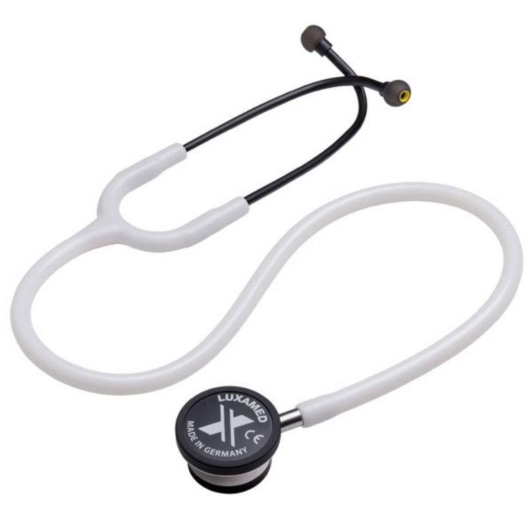 G1.211.914 LuxaScope Sonus SX Стетоскоп з нержавіючої сталі для дітей та дорослих, білий, Luxamed